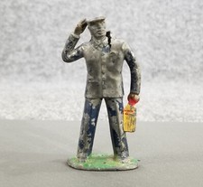 VTG TRAIN CONDUCTER LEAD FIGURINE BARCLAY