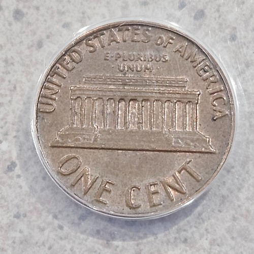 1969 D 1C Lincoln Memorial Cent Penny Mint Error Coin ANACS NO FG FS-901 AU 50 - Picture 8 of 9