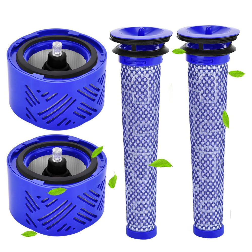 2 Pre-Filter And 2 HEPA Filter kit for Dyson V6 Absolute Cordless Stick Vacuum