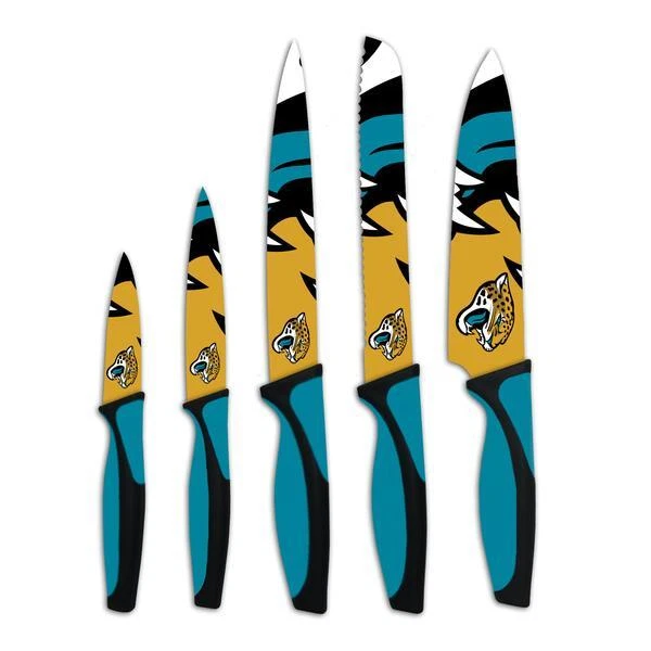 Sports Vault NFL Jacksonville Jaguars Kitchen Knives Set of Five
Opens in a new window or tab