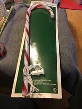 Happy Holidays 28  Lighted Christmas Candy Cane Yard Decorations