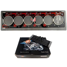 Aftermarket Head Studs & Head Gasket - Fits 1998-2002 5.9L 24V Non CR Cummins