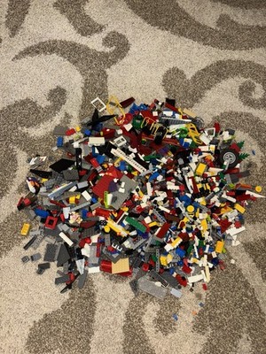LEGO 1 Pound  BUY 6 LBS GET 2 LBS FREE Bulk Pieces Lot Bricks. Multicolor.