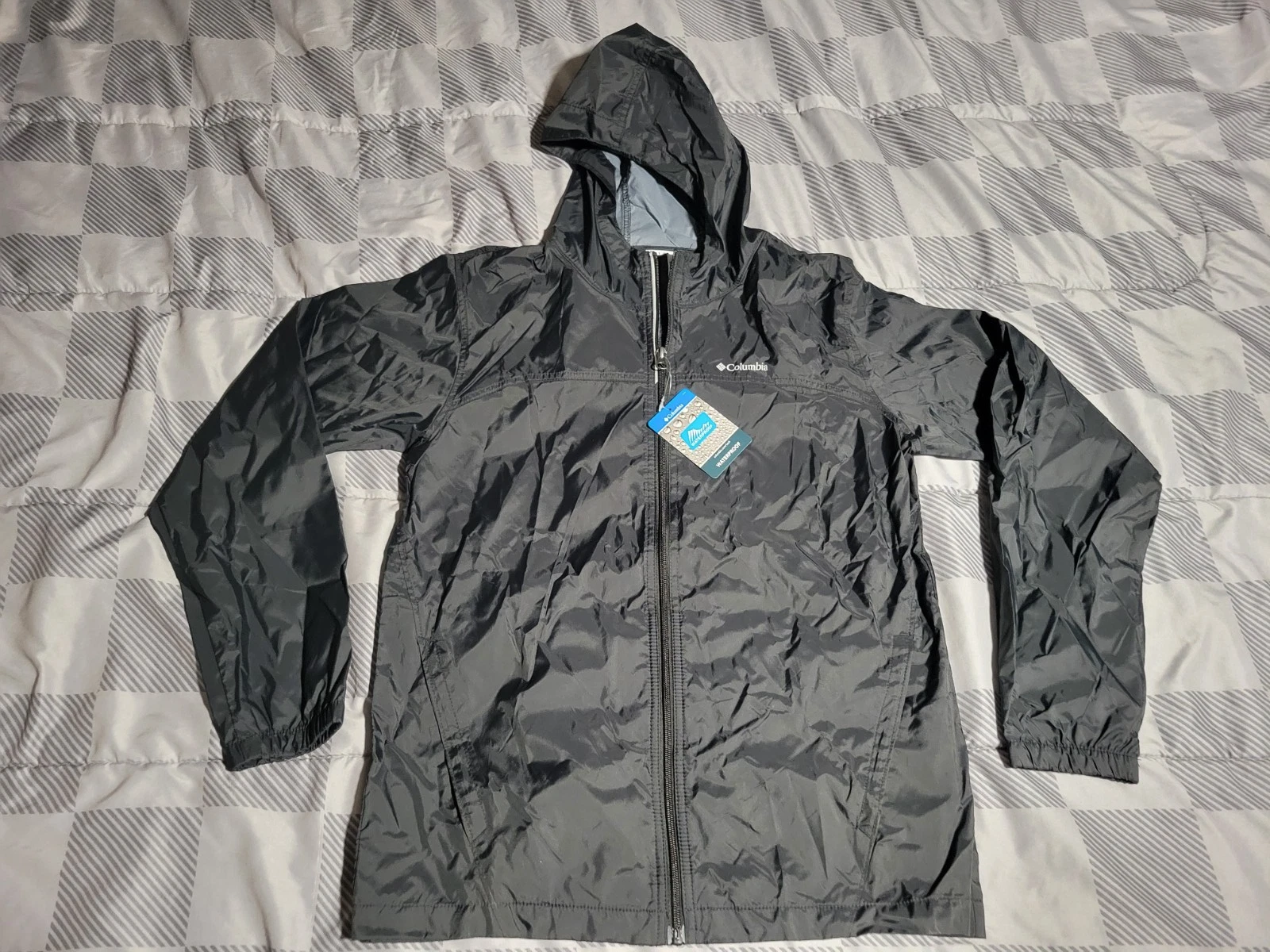 Columbia Glennaker Youth Rain Jacket Windbreaker Size XL Black
Opens in a new window or tab