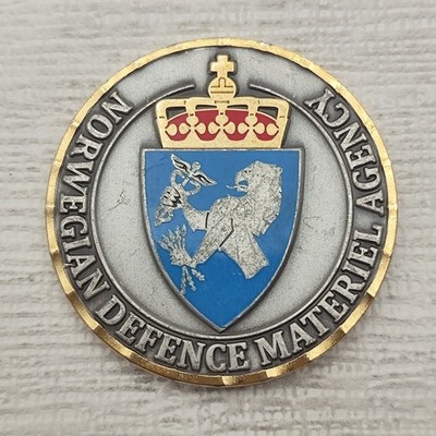 Norway Challenge Coin Norwegian Defence Materel Agency