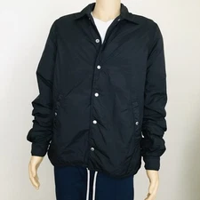 Drkshdw Rick Owens Mens Black Snap Front Jacket Size Small - DU02B4782 ND -