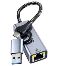 Ethernet To USB Adapter 1Gbps USB 3.0 To RJ45 Gigabit LAN Network Converter