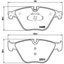 Bremsbelagsatz vorne BREMBO BMW 5 F10 F11 6 F12 F13 F06 P 06 074