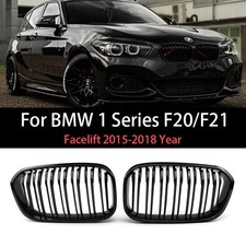 Front Black Grille Radiator Mesh M Color for BMW F20 1 Series F20 F21 2015-19