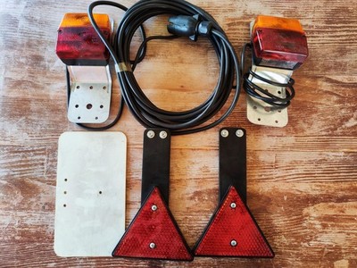 Tail light lamp set trailer lighting reflector ULO 2704 original NEW
