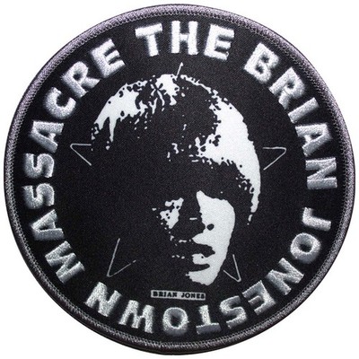 The Brian Jonestown Massacre 'Circle Face Black' Aufnäher zum Aufbügeln