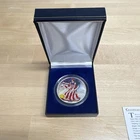 U.S. Mint 2002 American Eagle 1 oz Silver Colorized Coin w/ Box & COA