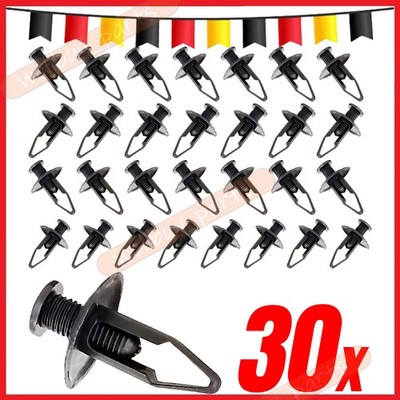 30pc Stoßstangen Radkasten Kühlergrill Clips für Mitsubishi Honda 6385401A00 Neu