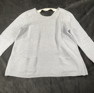 Lisa Todd Women's Light Blue 100% Cotton Top, Size M