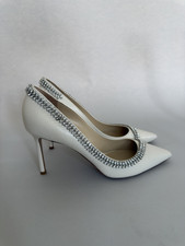 Jimmy Choo Romy 85 Crystal-Embellished Leather Pumps
