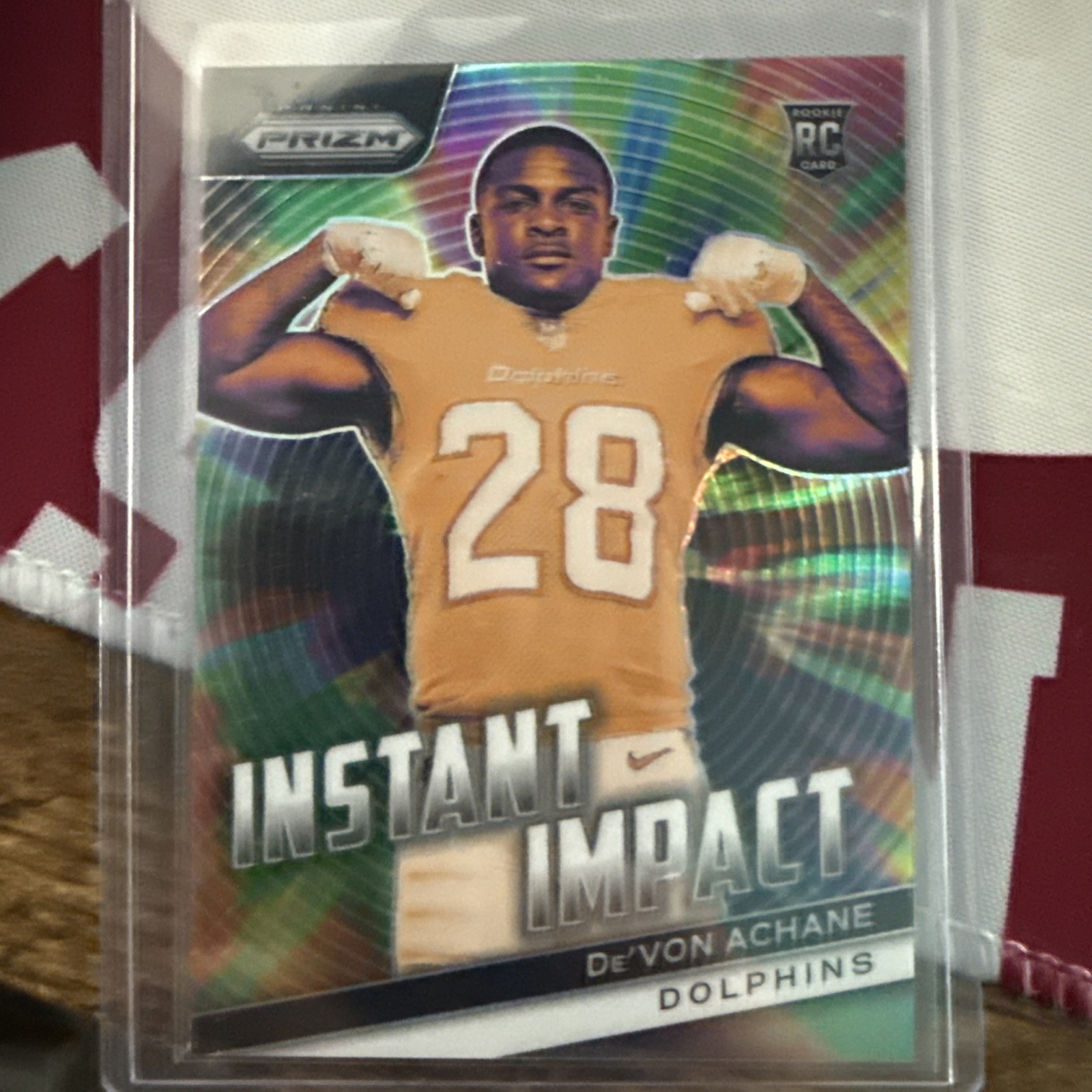De’Von Achane - 2023 Panini Prizm Rookie Instant Impact - Case Hit - SSP
