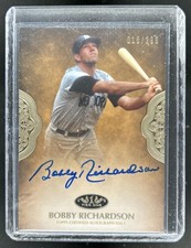 2019 Topps Tier One Bobby Richardson Prime Performers Auto #/299 Yankees