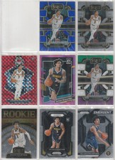NBA Julian Strawther Nuggets 2023-24 Panini Select Prizm Optic ROOKIE CARD LOT