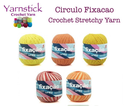 Circulo FIXACAO 100g 338m Häkeln Baumwolle dehnbar Strickgarn Garn