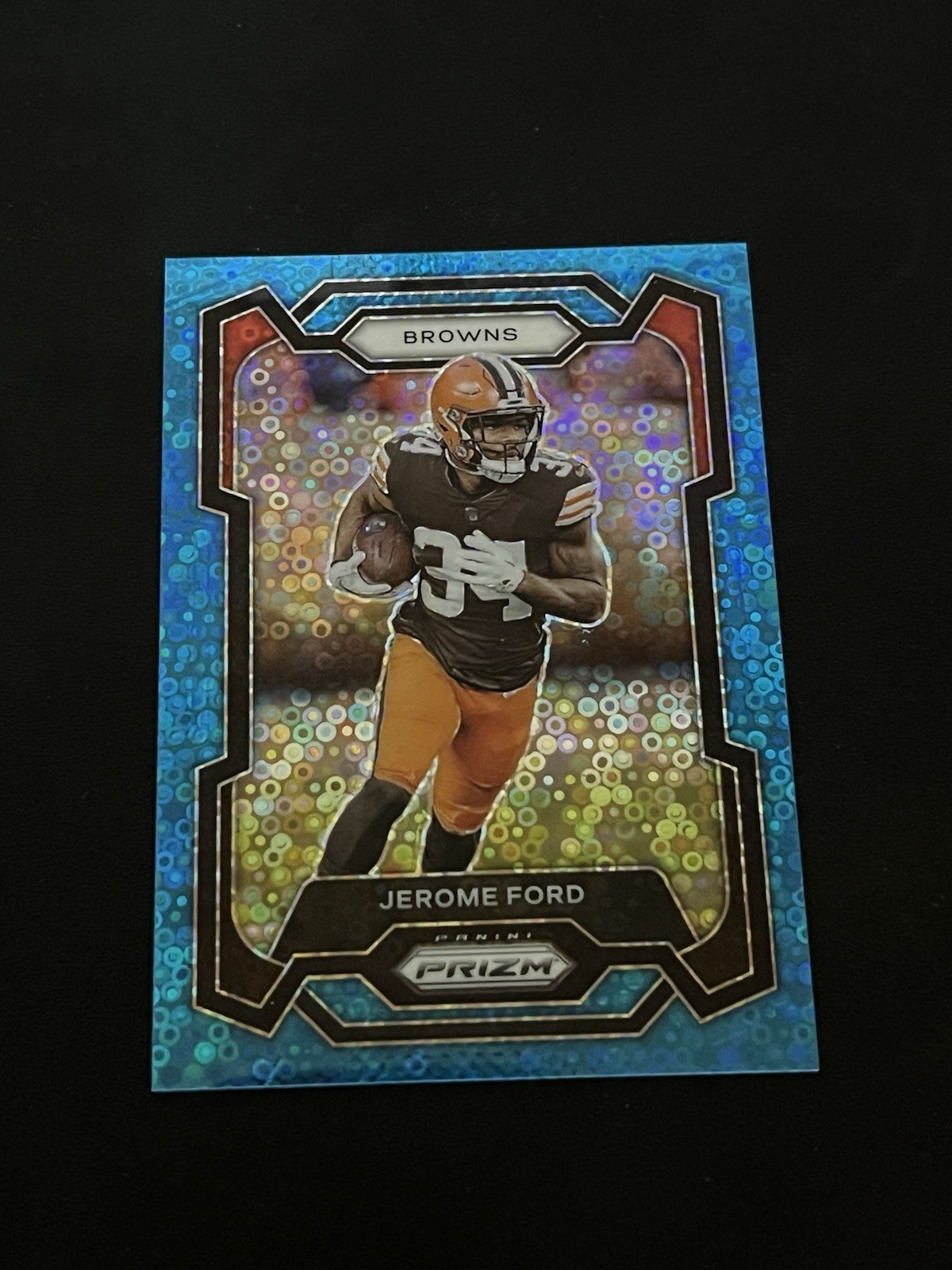 2023 Panini Prizm - Jerome Ford #66 No Huddle Blue Prizm /95