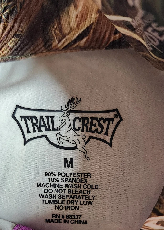 Trail Crest Jacket Mossy Oak Shadow Grass Blades Size Medium - Image 3 of 4