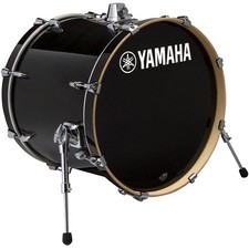 Yamaha STAGE SBB 2017NW CUSTOM BIRCH BASS DRUM 22 x 17 in. Raven Black