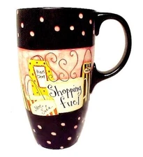 Ladies Coffee Mug Shopping Fuel Cup 5036120 Dan Dipaolo 2009 Porcelain China