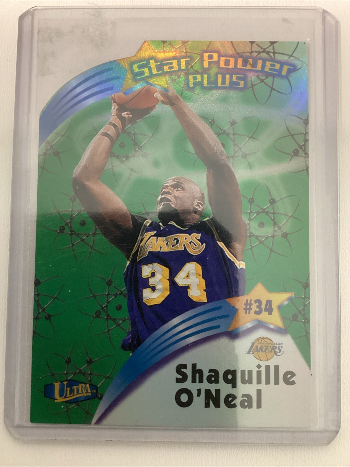 1997-98 Fleer Ultra - Star Power Shaquille O'Neal #4 SPP Die-Cut Plus