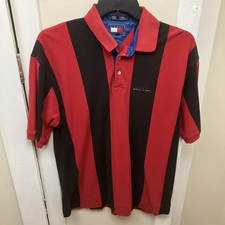 VTG 90  s Tommy Hilfiger Athletic Gear Polo Shirt Men  s XL
