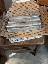 22 lbs of hard lead ingots for casting