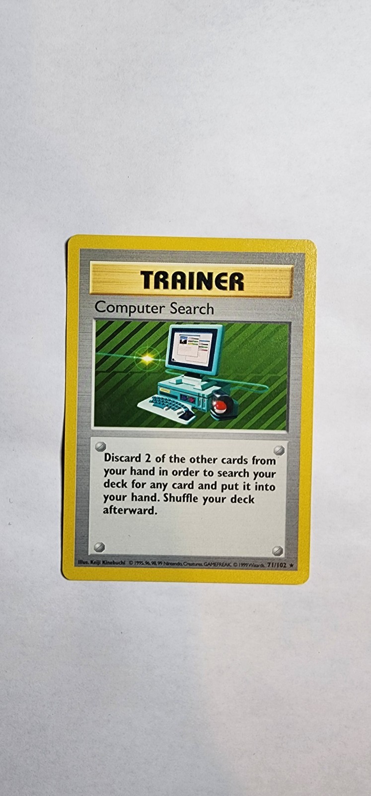 Computer Search 071/102 Base Set (Shadowless) Regular