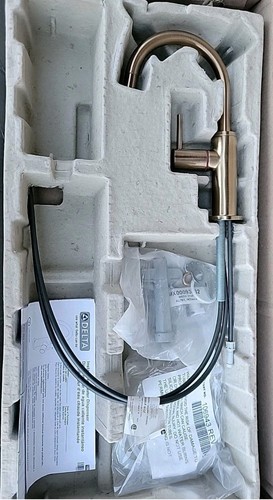 Delta 1930LF-H-CZ Contemporary Round Hot Water Dispenser - Champagne Bronze - Afbeelding 9 van 9