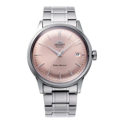 ORIENT RA-AC0M11Y Herrenuhr Automatik Stahlband Stahl Zifferblatt Rosa