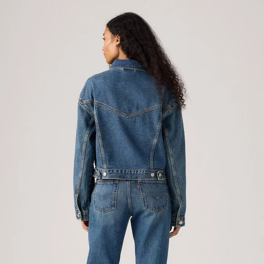 Levi Women Shrunken 90 Trucker Jacket