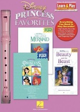 Disney Princess Favorites Learn  Play Pack - Recorder and Books NEW 000102842