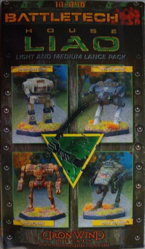 Миниатюры Battletech - Легкое и среднее копье от дома Liao - 10-046 от IW Metals 9890₽