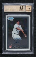 2010 Bowman Draft Chrome Prospects Drew Pomeranz BGS 9.5 GEM MINT Auto 5b9