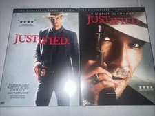 Justified : The Complete First And Second Season Brand New, Sealed 