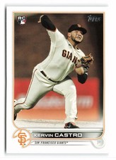 2022 Topps #413b Kervin Castro Rookie San Francisco Giants RC