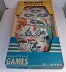 Vintage 1950s Marx Bazooka Bagatelle Game Pinball Military Theme w/ Original Box
