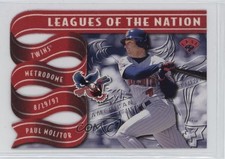 1997 Leaf Leagues of the Nation 110/2500 Paul Molitor Barry Larkin #8 HOF t2u