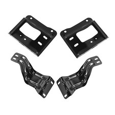 Replacement For 2011-2016 Fo-rd F Set of 4 Front Bumper Bracket Left  Right