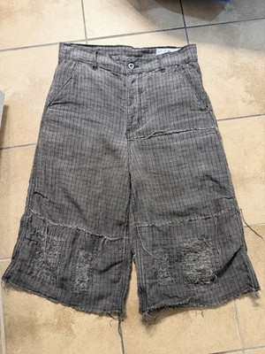 K-Two Studios Dyed Checkered Repair Shorts Size S