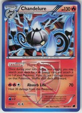Chandelure Rare Holo Plasma Freeze LP 16/116 on eBay