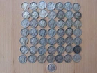 90 silver mercury dimes roll 50