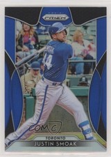 2019 Panini Prizm Blue Prizm Justin Smoak #11 s3g