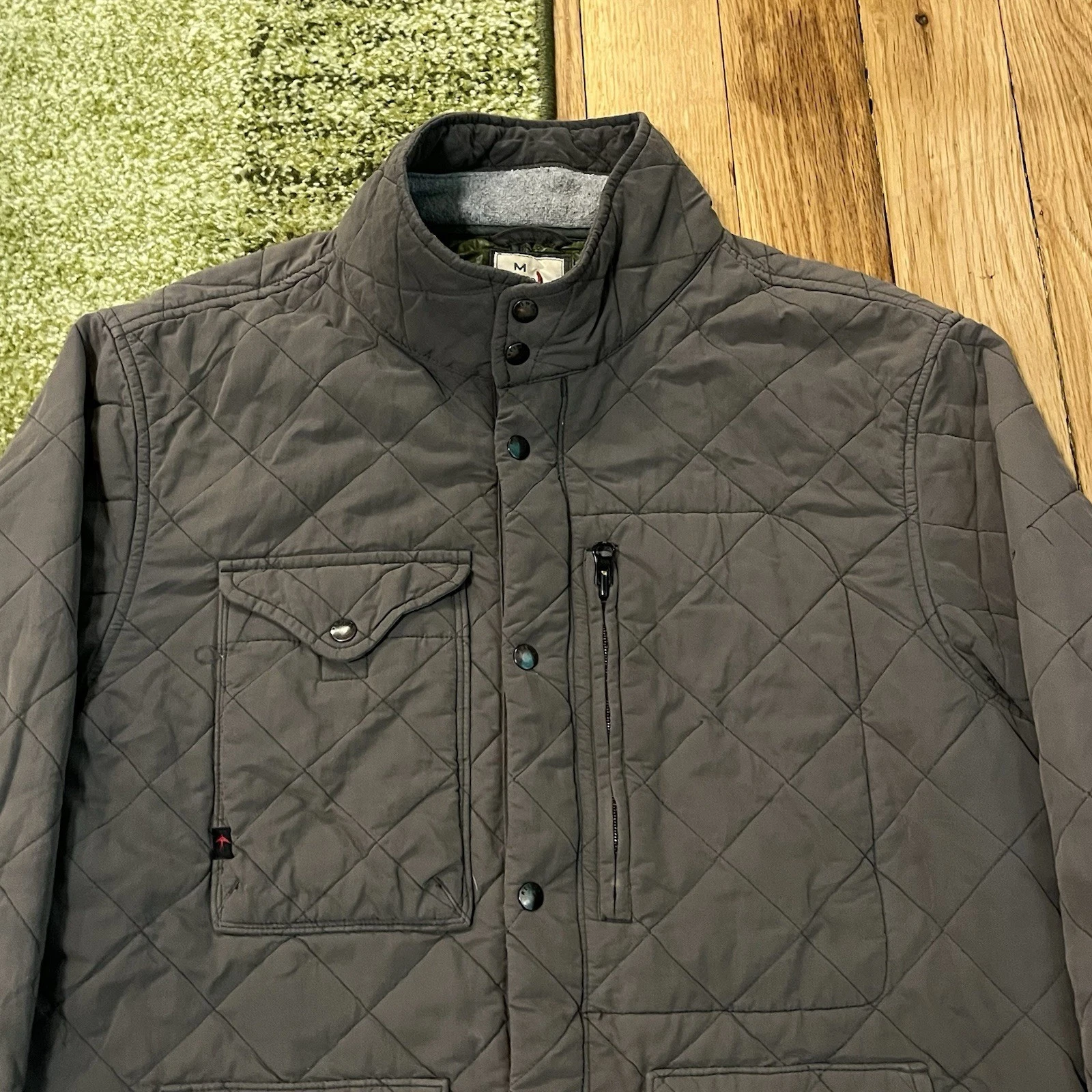 Relwen Jacket Men Medium Quilted Insulated Tanker Huckberry Puffer Hiking image 2