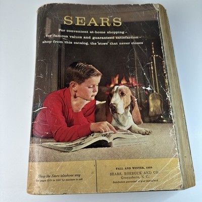 Vintage 1959 Sears Roebuck Catalog Fall & Winter Greensboro NC Big Book Catalog