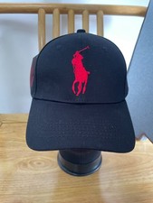 POLO Embroidered Men's Casual Curved Brim Black Sports Adjustable Baseball Cap
