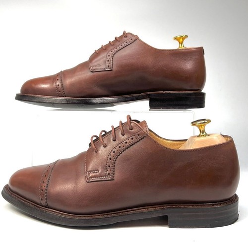Paraboot Men’s Leather Dress Shoes Brown US 7.5 (25.5cm) Business Style - Picture 3 of 10